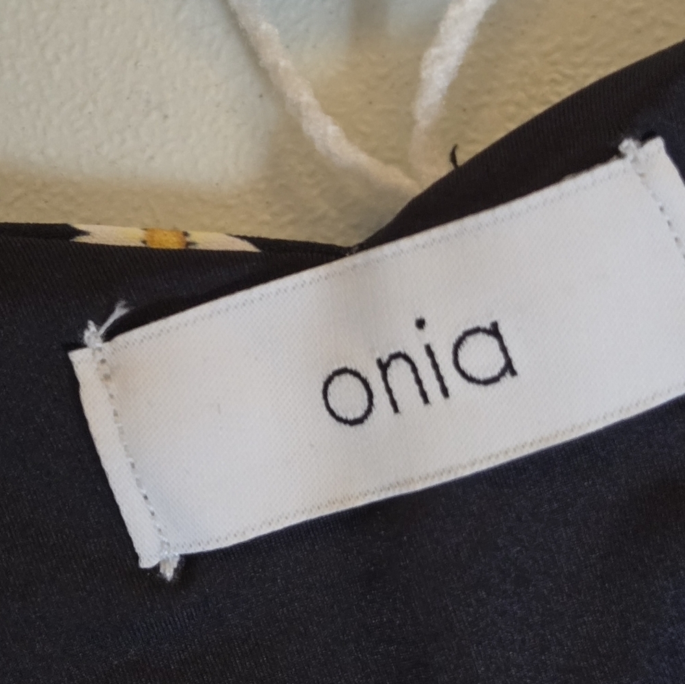 Onia X WeWoreWhat Black and White Daisy Bikini Bottom Large NWT (7834) - Picture 5 of 10
